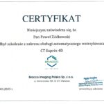 Certyfikat z zekresu automatycznego wstrzykiwacza 2025