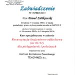 Kurs specjalistyczny RKO 2013