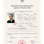 Świadectwo ukończenia Ratownictwa Medycznego